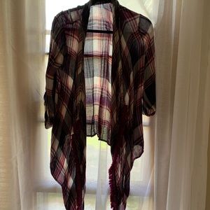 Plaid cardigan